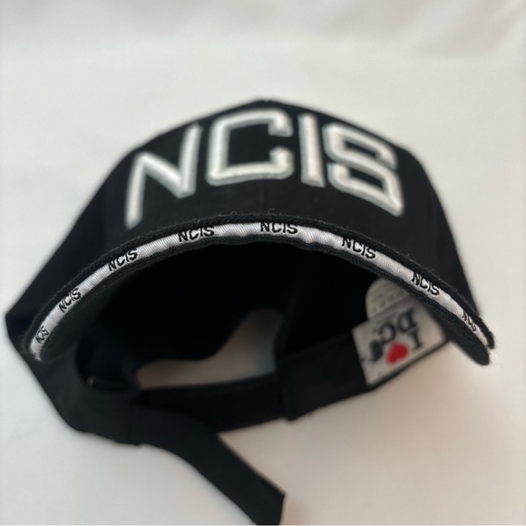 NCIS Embroidered Cap Washington DC Black Silver Unisex Hat Adjustable I ❤️ DC - Picture 12 of 13